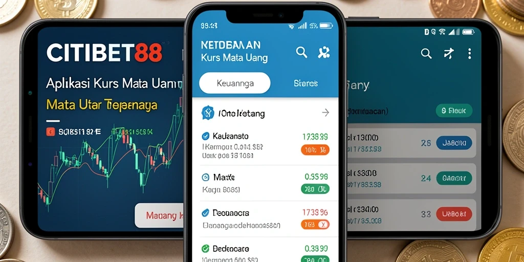 Antarmuka pengguna CITIBET88 yang intuitif untuk kurs mata uang.