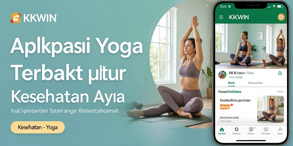 Antarmuka pengguna KKWIN yang sederhana dan fungsional untuk latihan Yoga.